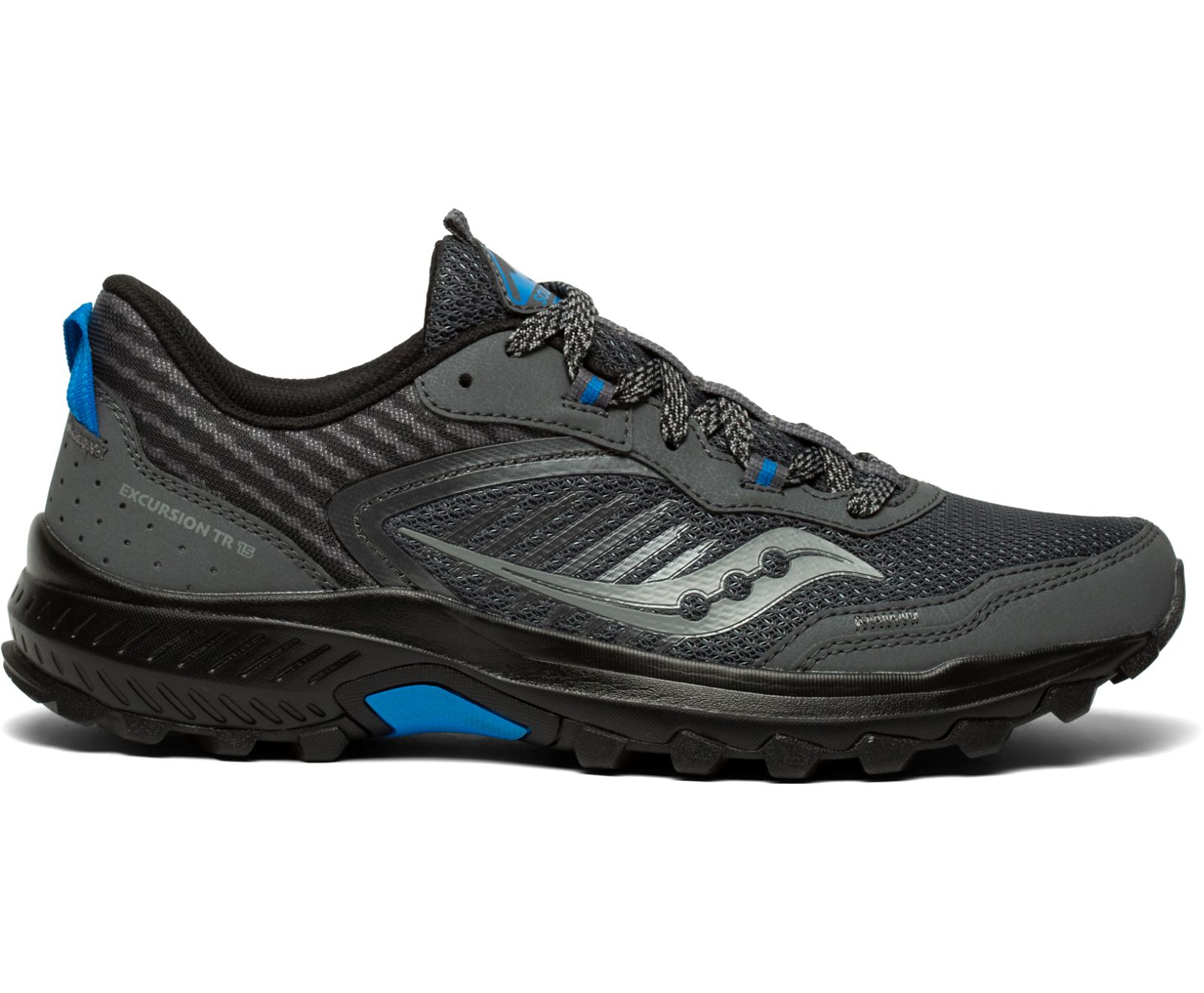 Tenis Para Trail Running Saucony Excursion Tr15 Hombre Grises Azul Rey | México 579UZGT